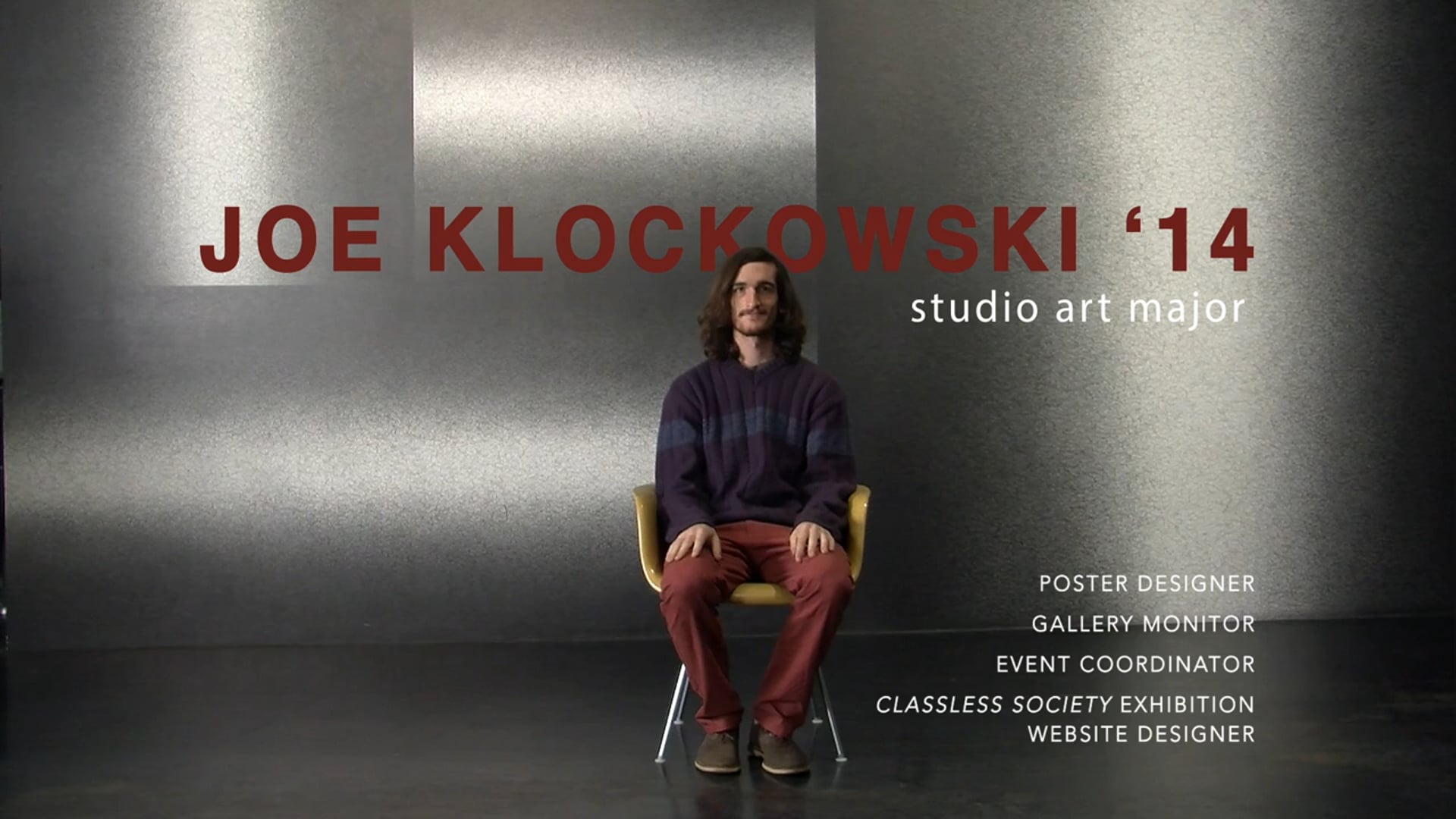 Tang Museum Student Interview: Joe Klockowski