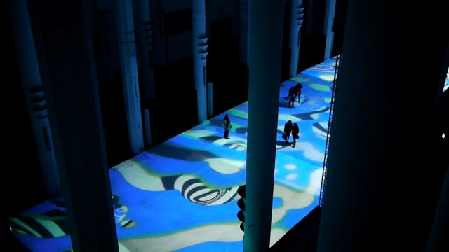 Miguel CHEVALIER Tapis magiques 2014 Casablanca (Version courte, short version)