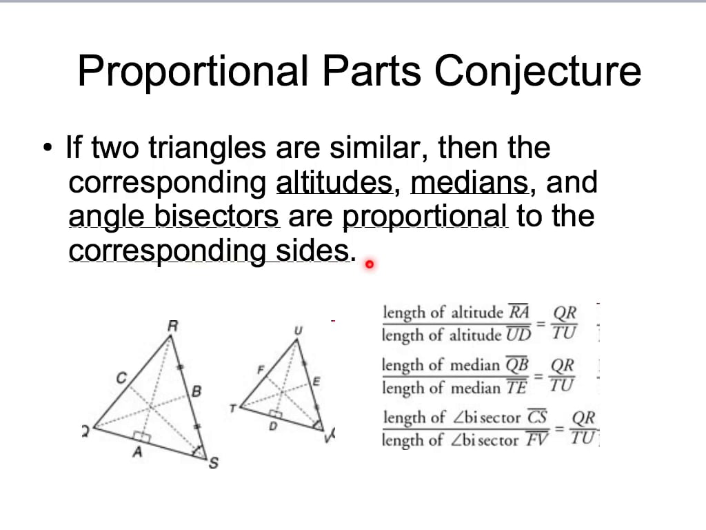 11.4 Corresponding Parts of Similar Triangles on Vimeo