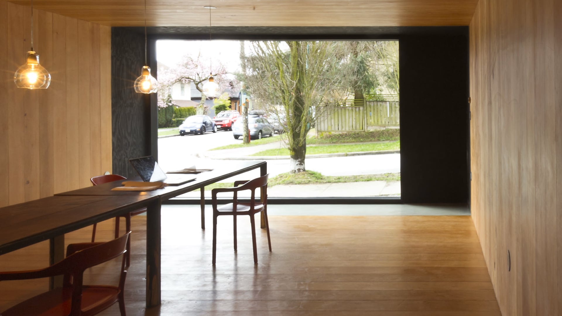 Scott & Scott Architects build their own timber-lined studio in Vancouver