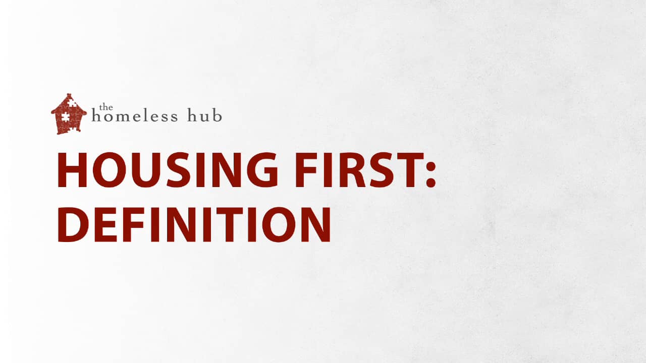 Housing First Definition on Vimeo