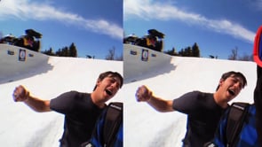 Mike Rav flopping around on the ground.
