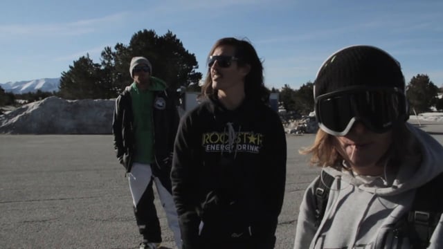 sunsetpark shred with will karl and noah from Borja Azurmendi