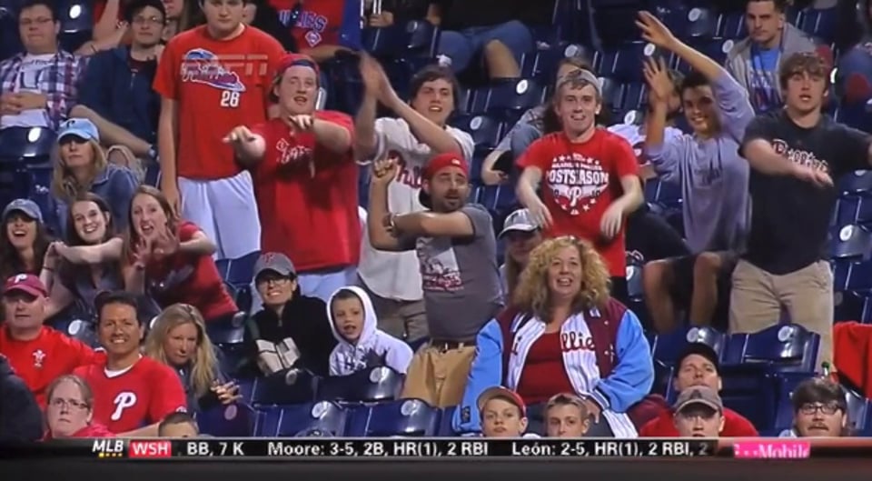 Watch Phillies Fans Get Crushed By Dan Uggla Grand Slam in