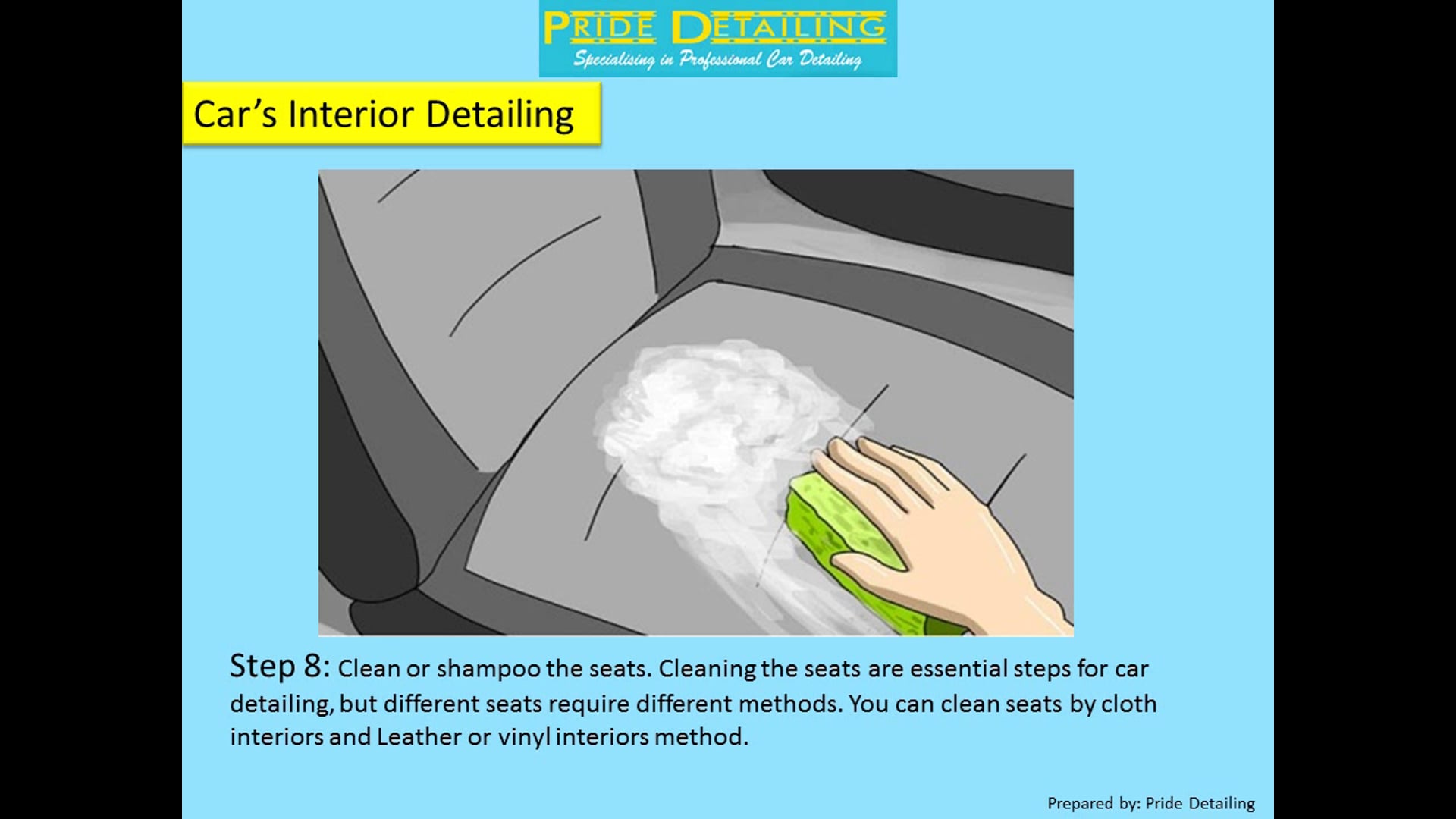 How to Clean Your Car’s Interior by Pride Detailing