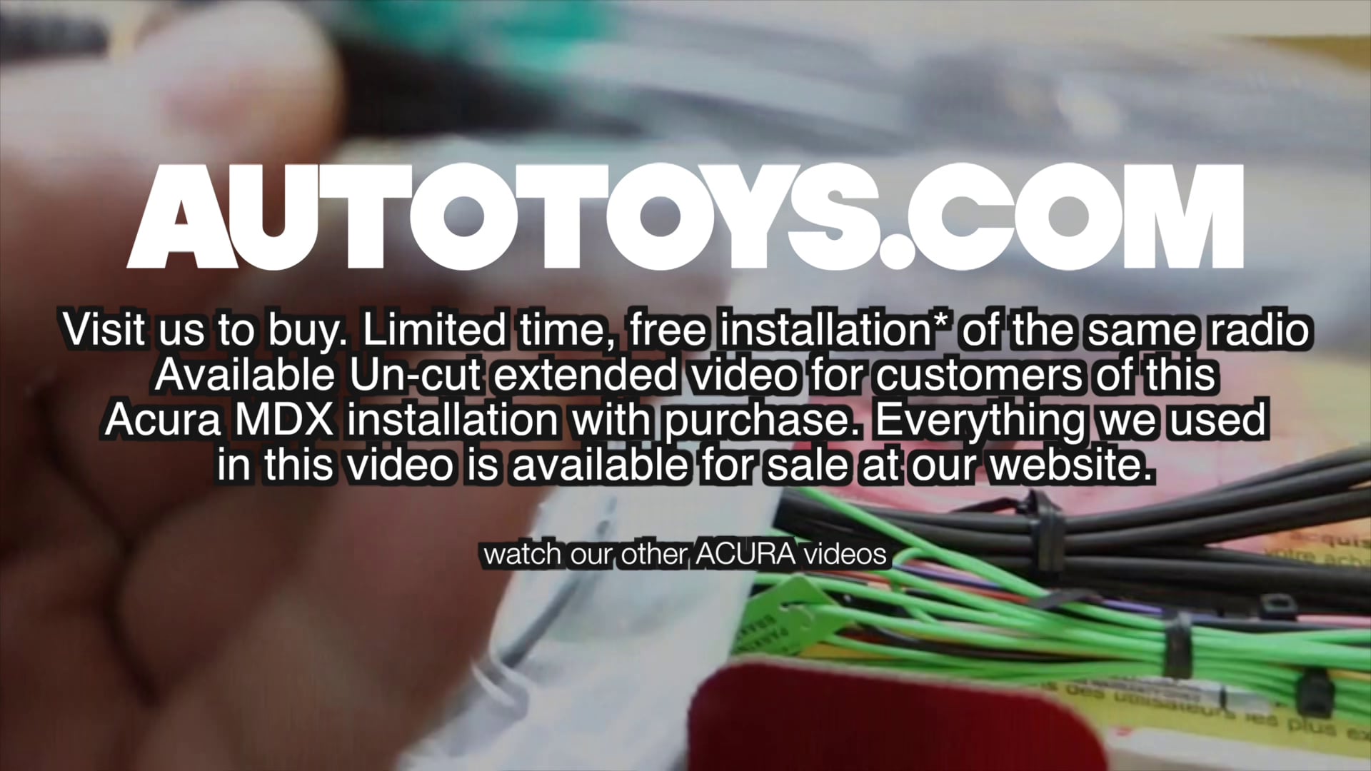 Acura MDX Pioneer AVIC5000NEX GPS Navigation Double Din Radio with