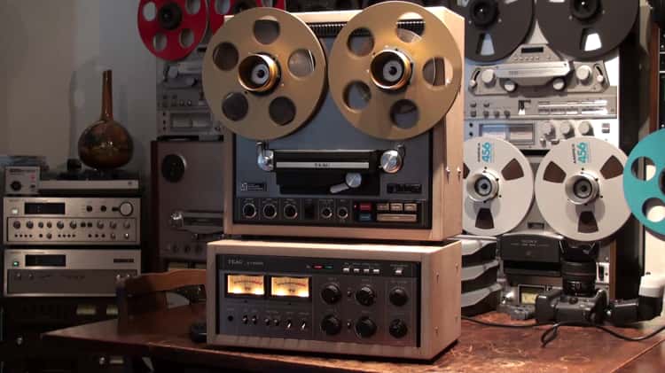 Teac A-7300 RX in Hand Made Cabinet on Vimeo