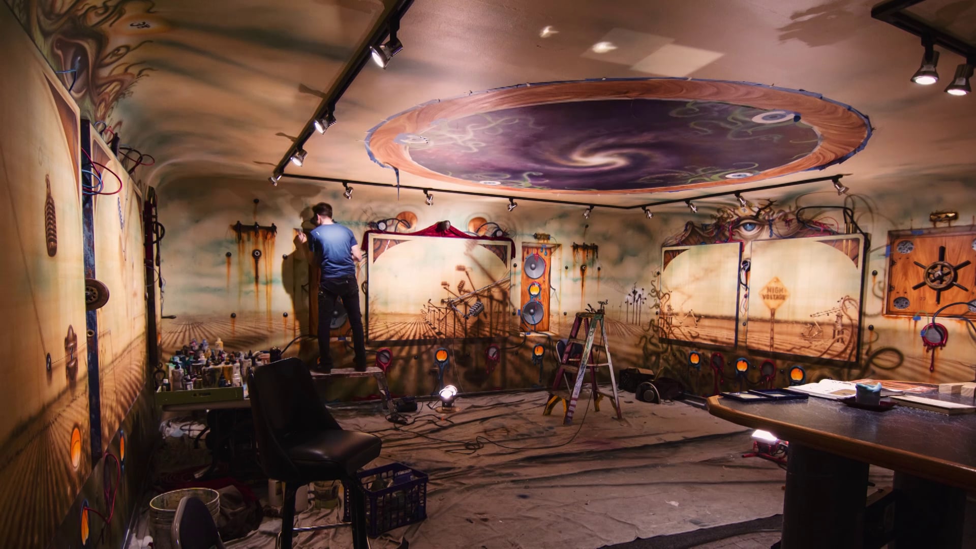“The Future Is Recording Over My Pasture” Permanent Installation at IV Lab Studios