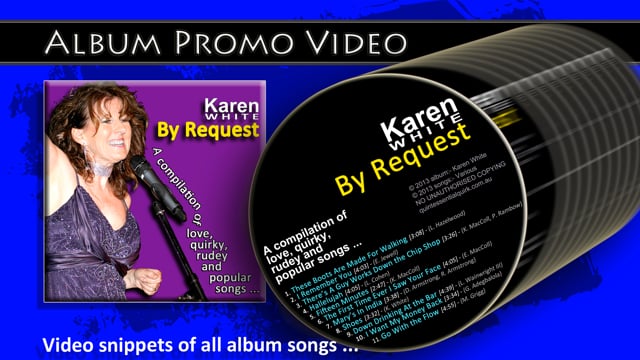 “By Request” album, by Karen White – song snippets