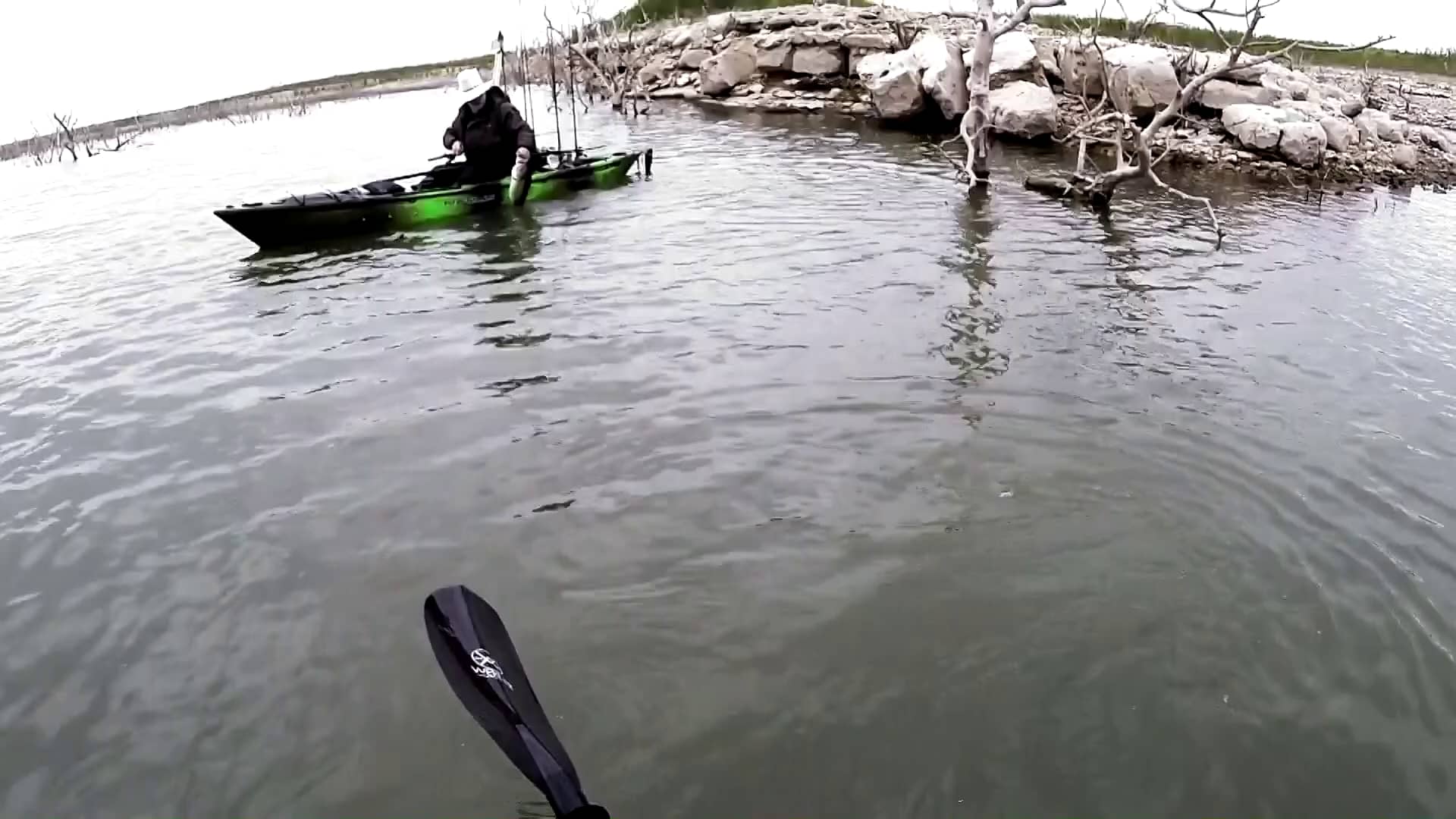 Kayak Bass Fishing O. H. Ivie Reservoir Ultimate trip, Ultimate