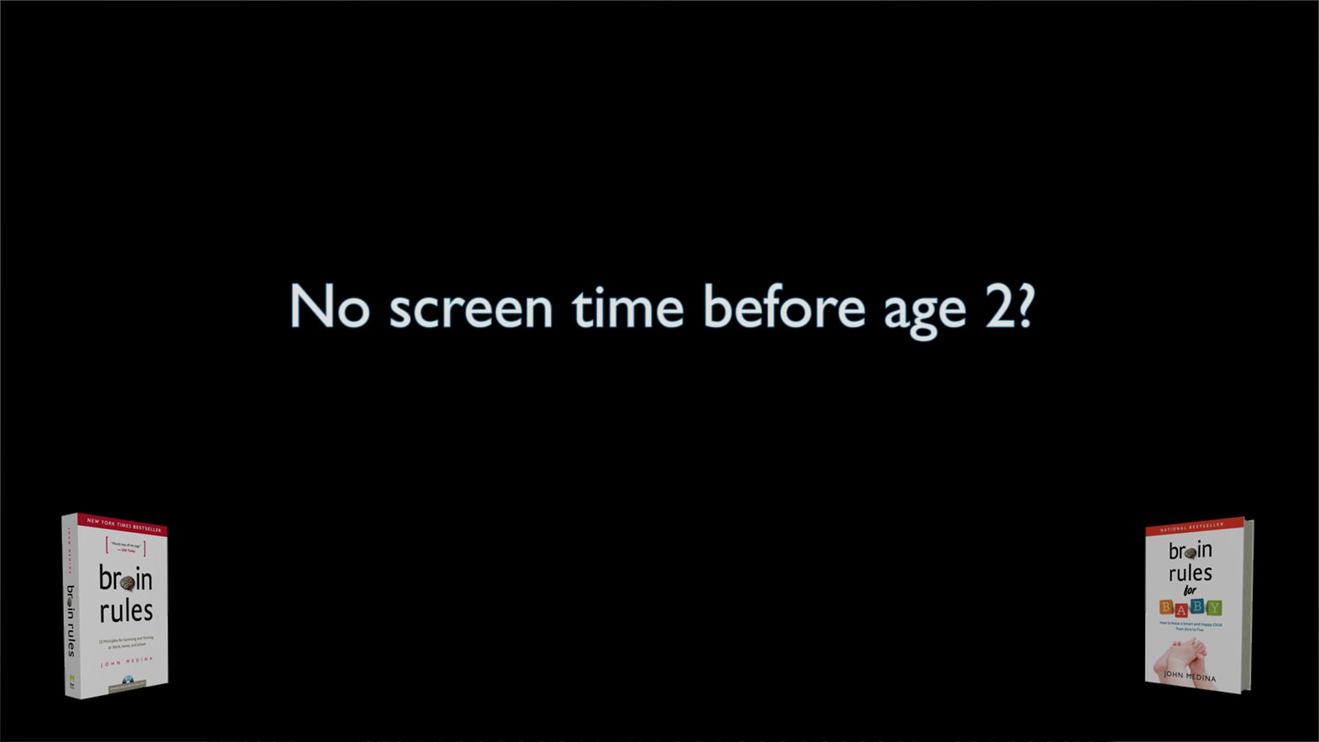 No screen time before age 2?