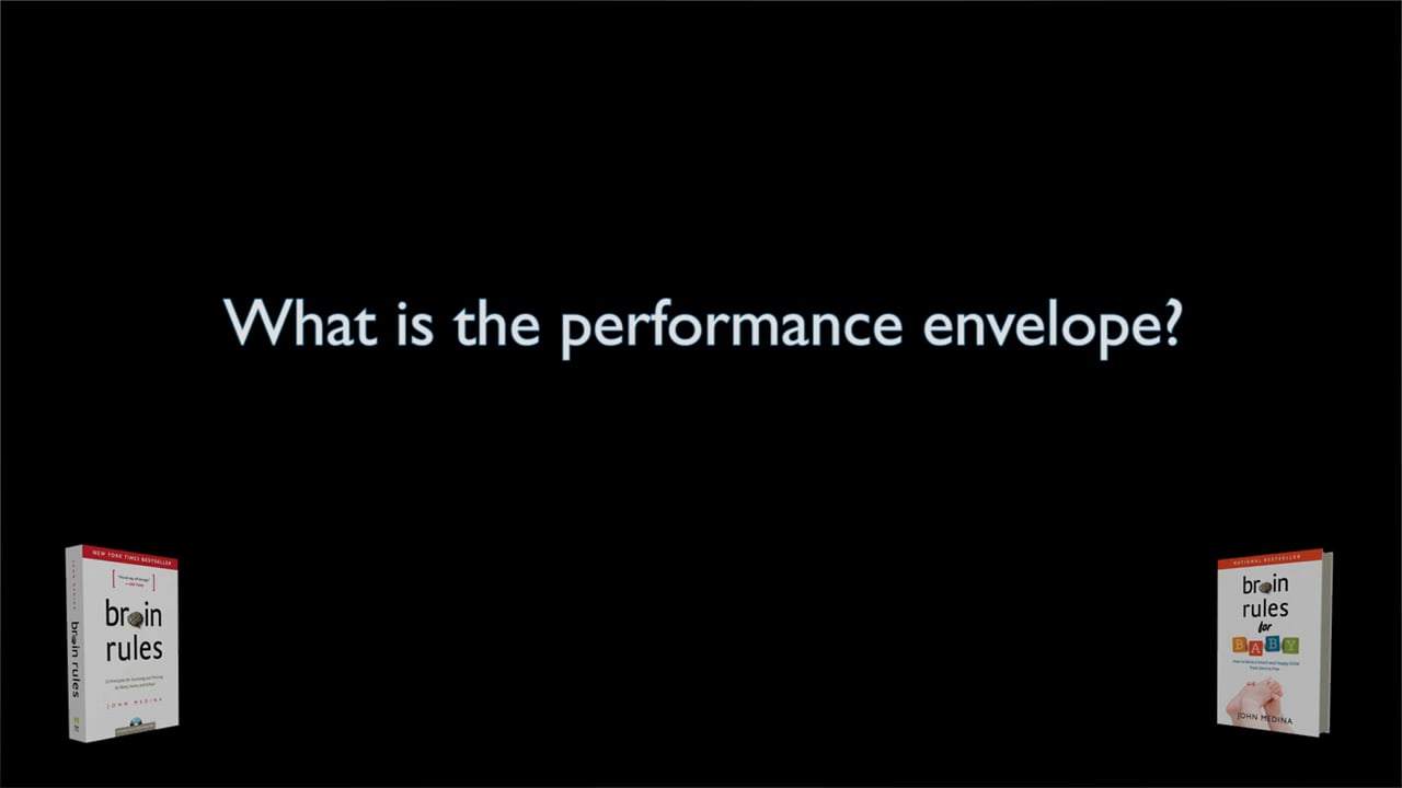Brain Rules – The Performance Envelope