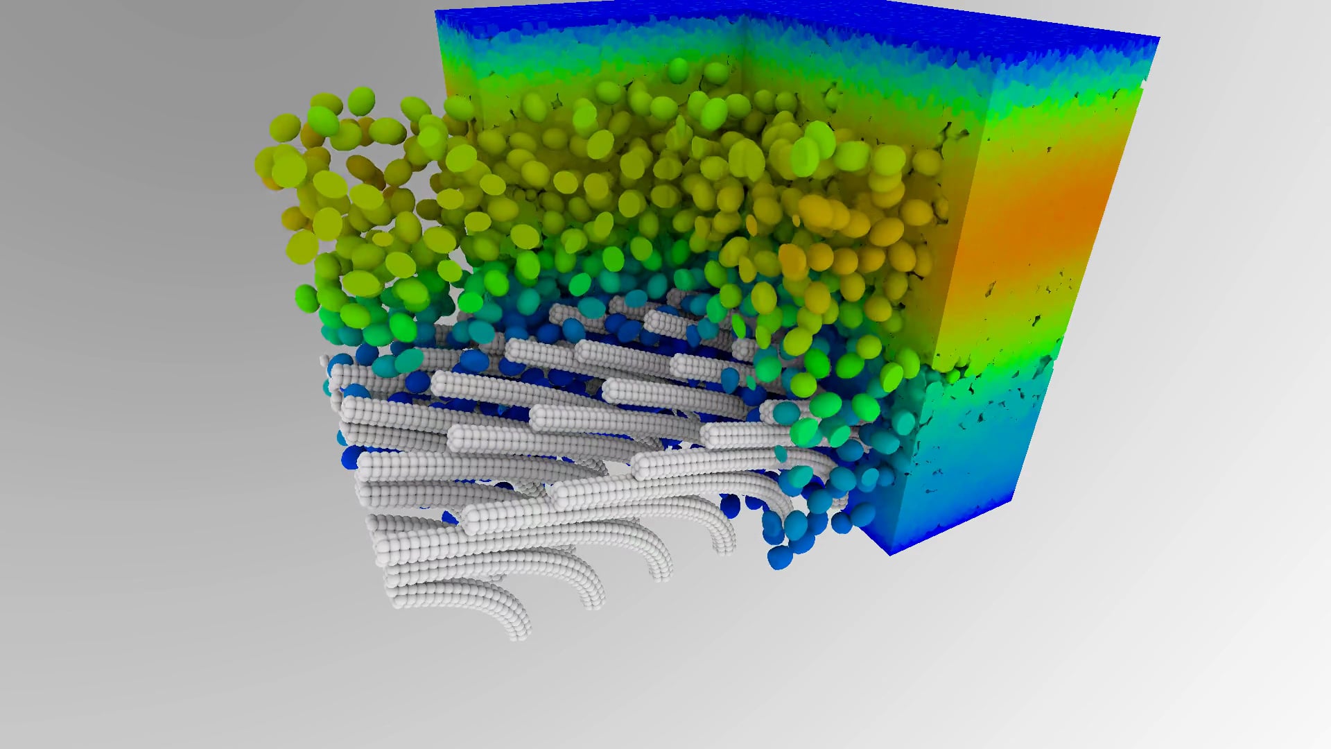 Lagrangian-Lagrangian simulation of fluid-solid interaction with rigid ...