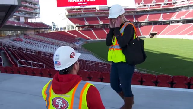 Levi's Stadium has its first wedding proposal - Niners Nation
