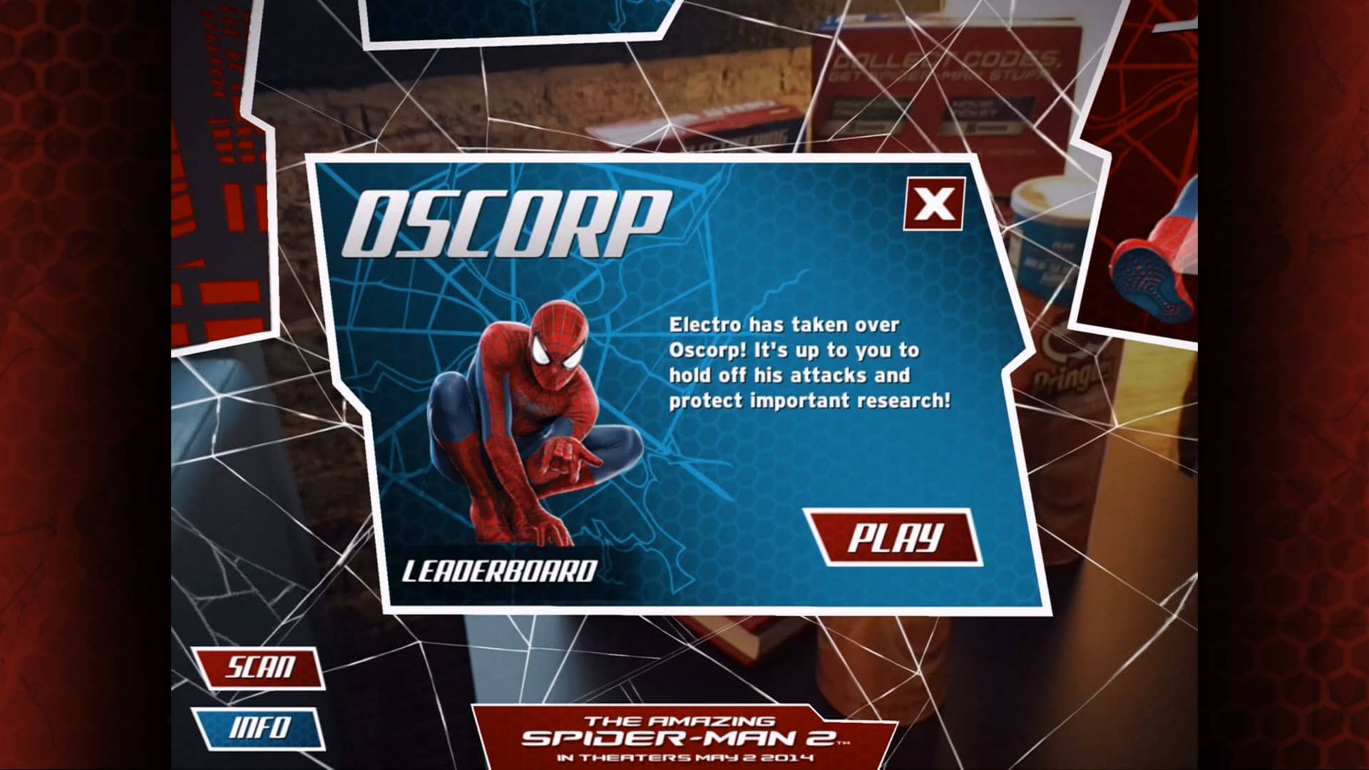 Kellogg's SpiderMan 2 Slinging AR Game, 2014 Teaser on Vimeo