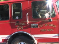 Fire in Davis