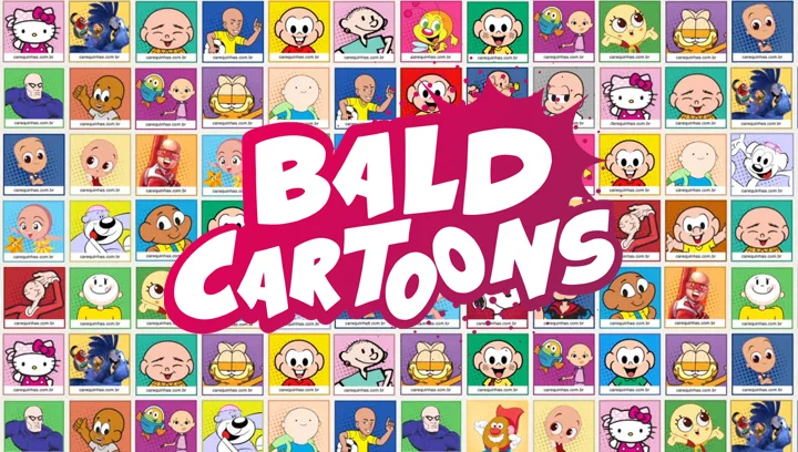 Carequinhas do GRAACC vira Bald Cartoons e rápa 40 personagens