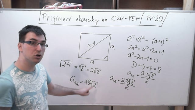 Přijímací zkoušky na ČZU-PEF 2014 Příklad 20
