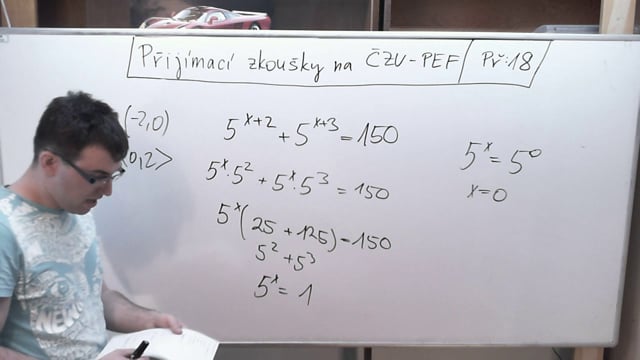 Přijímací zkoušky na ČZU-PEF 2014 Příklad 18