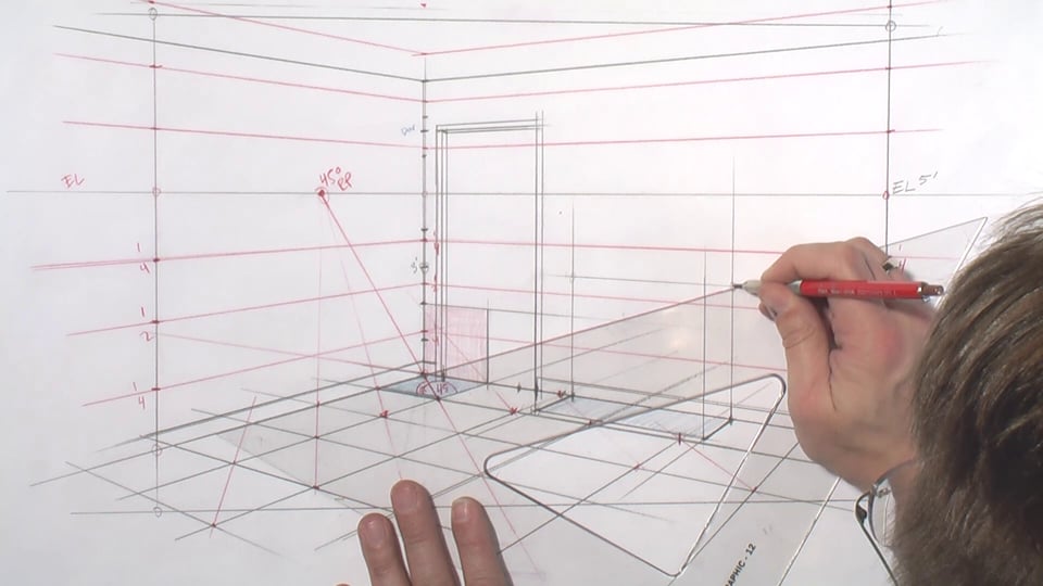 2 point perspective drawing lessons