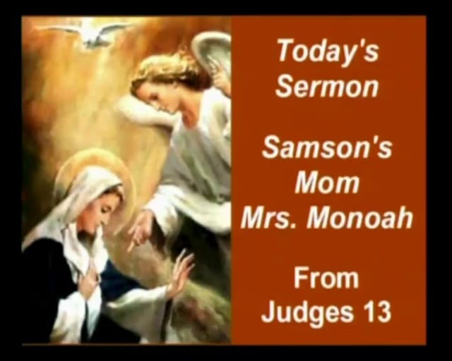 Judges 13 Samson's Mom