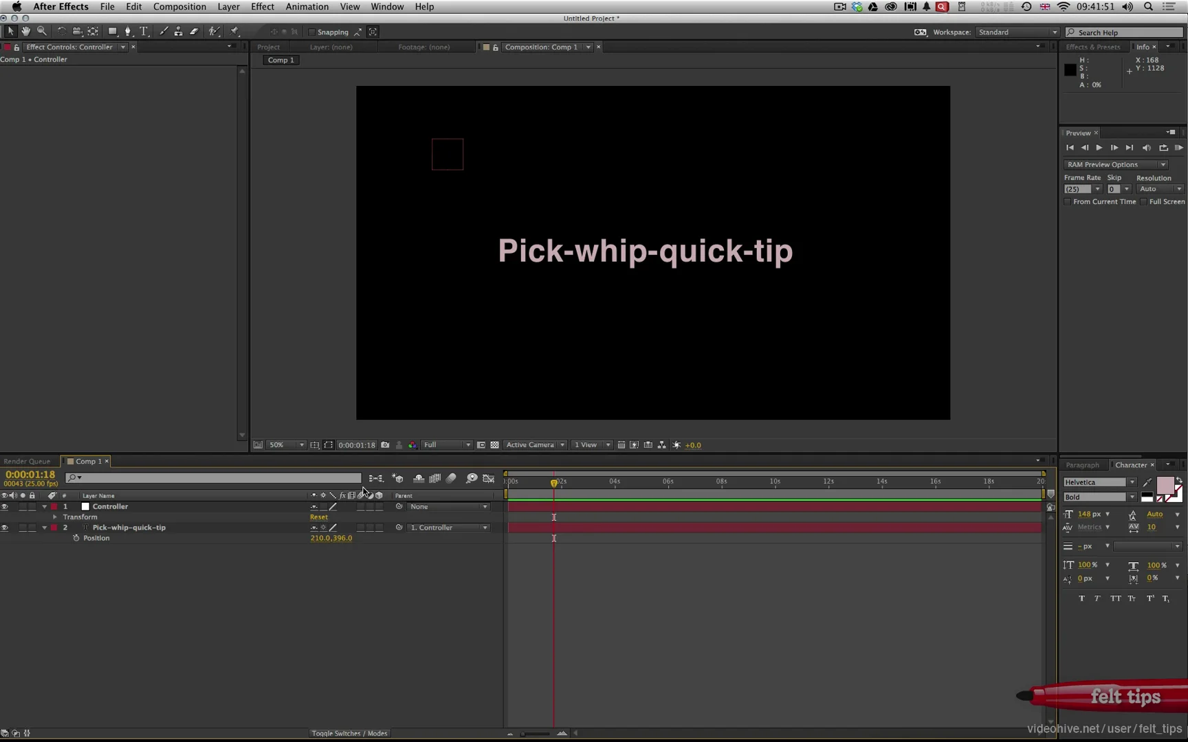 After Effects Expressions - Pick-whip Quick Tip on Vimeo