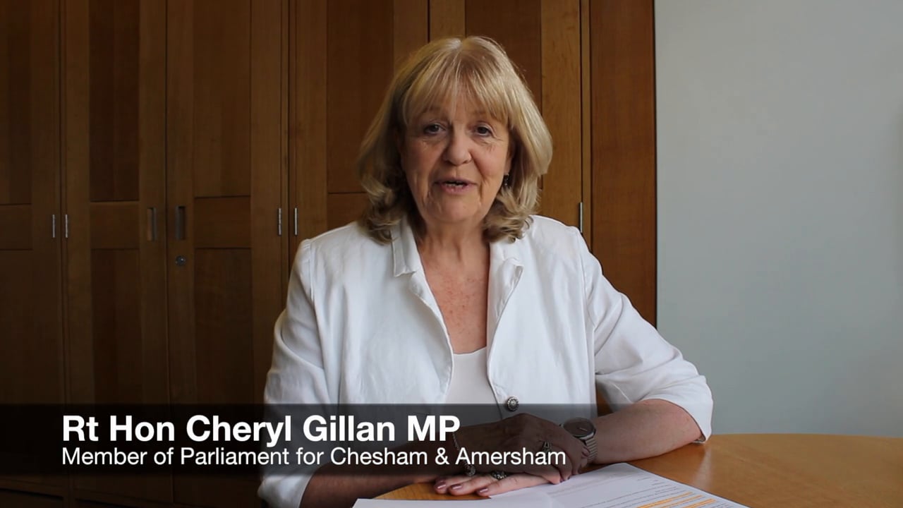Academy Graduation - Rt Hon Cheryl Gillan MP message