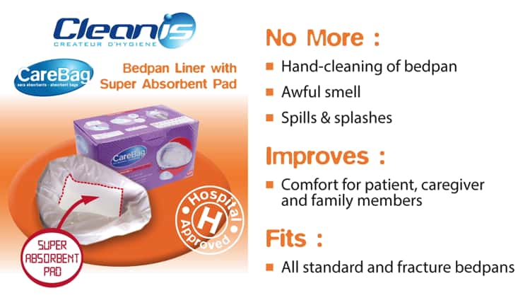 Carebag® Bedpan Liner with Super Absorbent Pad-2014 on Vimeo