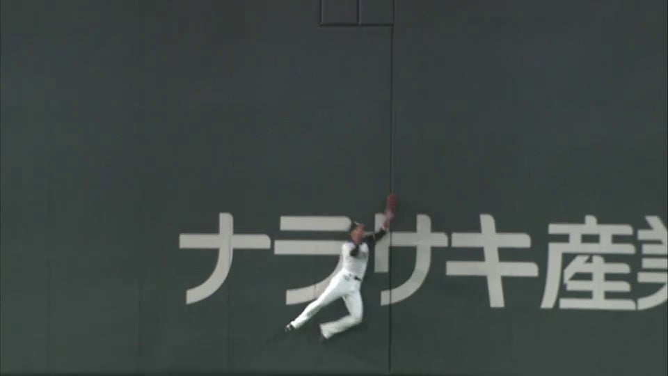 5回表 ファイターズ陽 球際の強さを発揮してスーパーキャッチ!! 2014/5/16 F-M