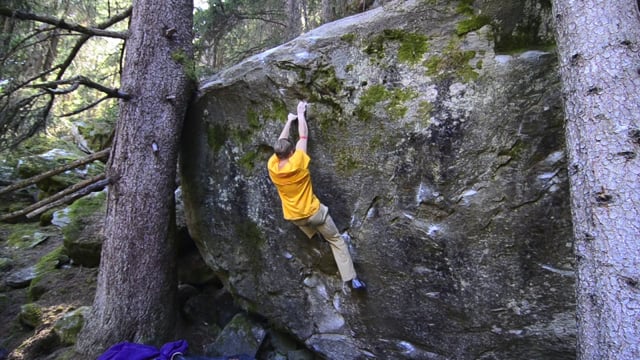 Alexander Megos and Wiz Fineron Magic Wood 2014
