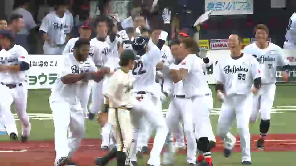 12回裏 バファローズ伊藤のサヨナラ犠牲フライで激闘に終止符!! 2014/5/17 Bs-H