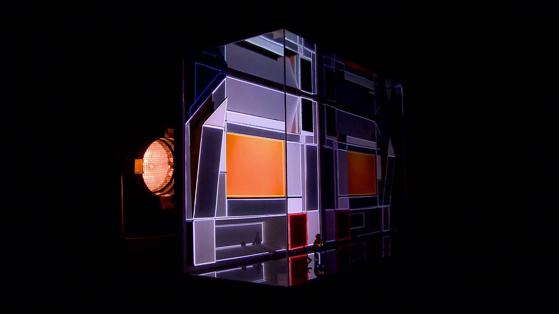 De Stijl projected - An exploration into projection mapping. on Vimeo