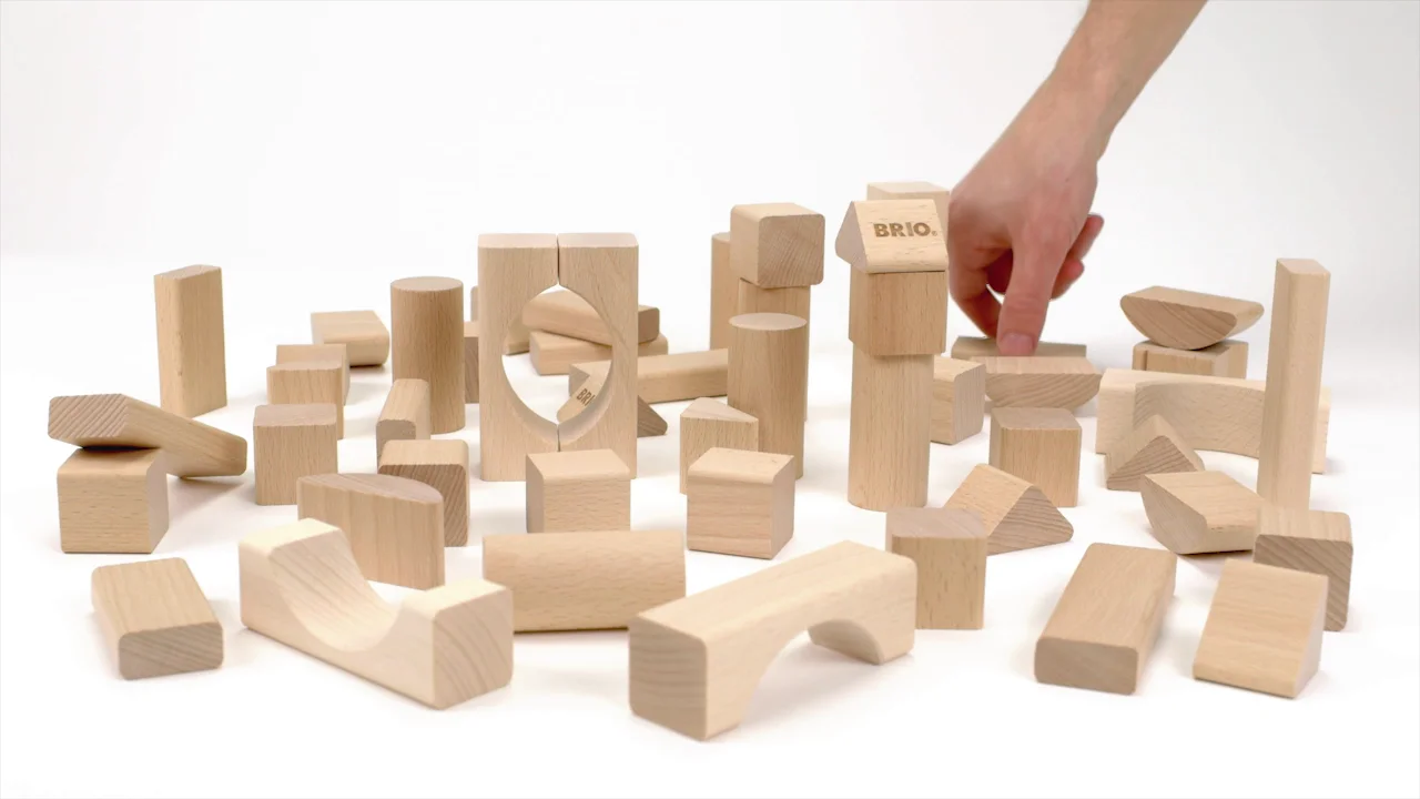 BRIO 50 Natural Blocks 30113 instr