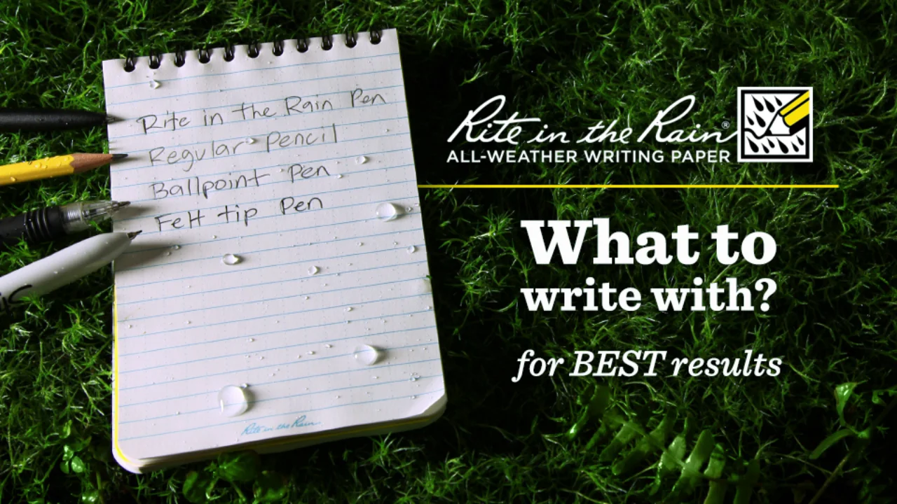 What to write with on Rite in the Rain? on Vimeo