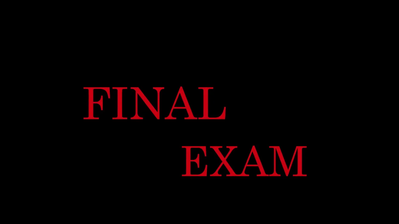 Final Exam Trailer on Vimeo