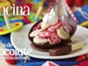 Tacitas de chocolate con mezcla de frutas