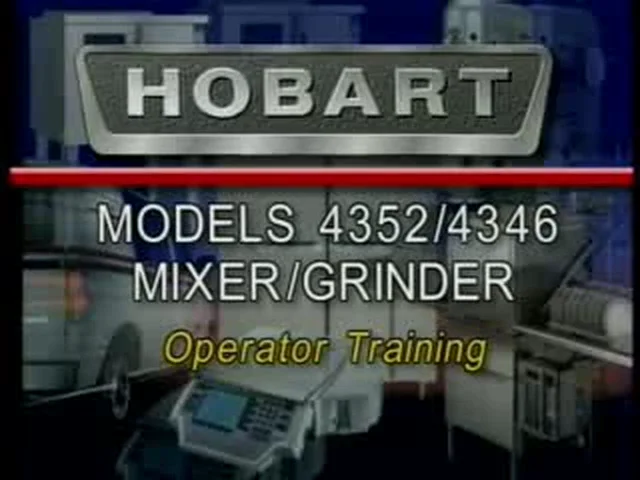 Hobart 4346 mixer outlet grinder