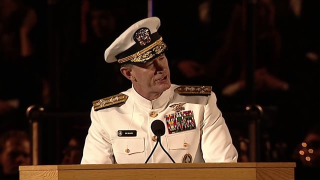 Admiral William H. McRaven Commencement Address on Vimeo