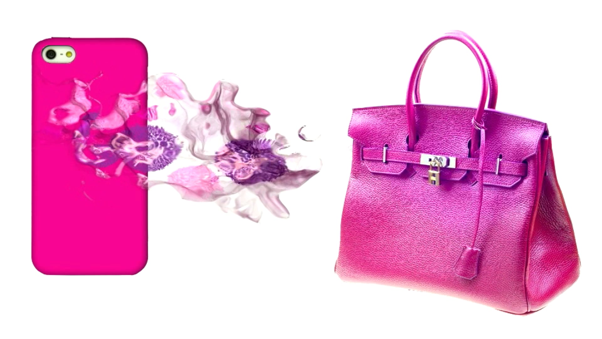 Advert during the Phones4U Event Pink Butterfly