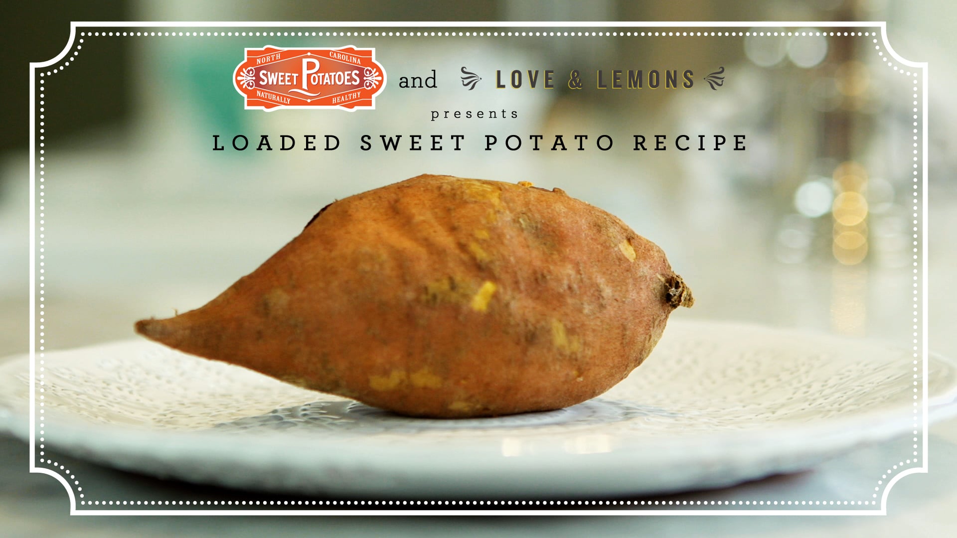 North Carolina Sweet Potatoes and Love & Lemons - Loaded Sweet Potato Recipe