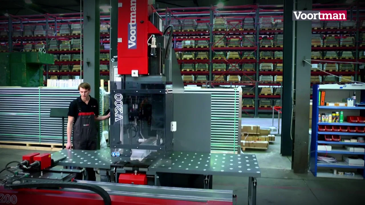 VOORTMAN Structural Steel Automation Machinery - Voortman V200 Plate Drilling Machine