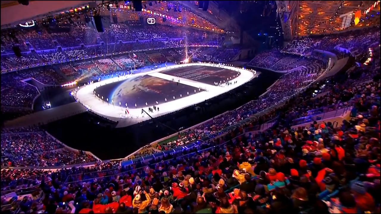 Самые лучшие видео года. Opening Ceremony Projection.