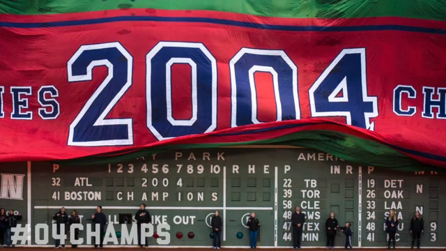 Photos and Video: Boston Red Sox Honor 2004 Championship Team. - Billie  Weiss