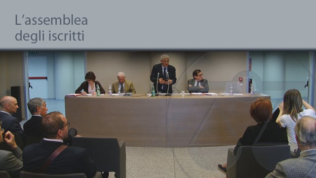 L'assemblea degli iscritti - 30/5/2014