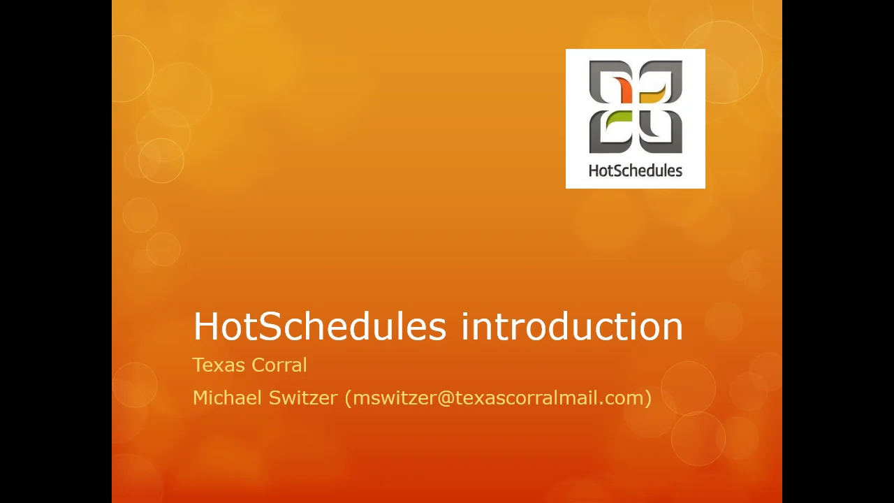 hotschedules-overview-on-vimeo