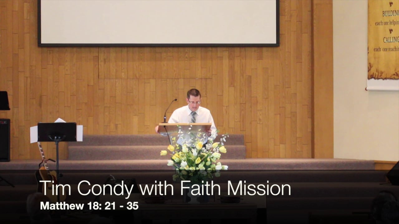 Tim Condy | The Problem with Unforgiveness on Vimeo