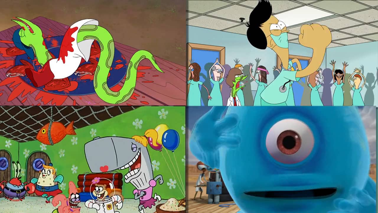 Wobbly Monsters Vs Aliens Spongebob Sanjay And Craig Penguins Of Madagascar On Vimeo 0435