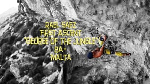 Rael Saez, first ascent 8a+ Malta