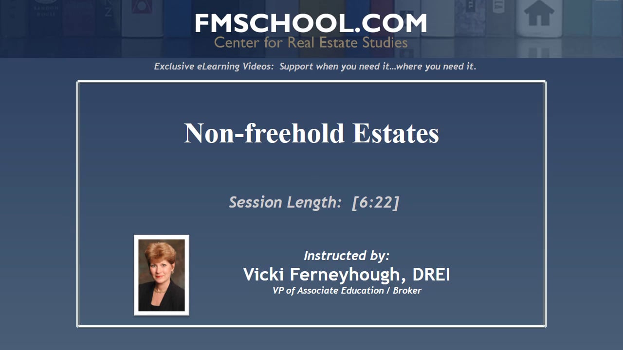 Nonfreehold Estates on Vimeo