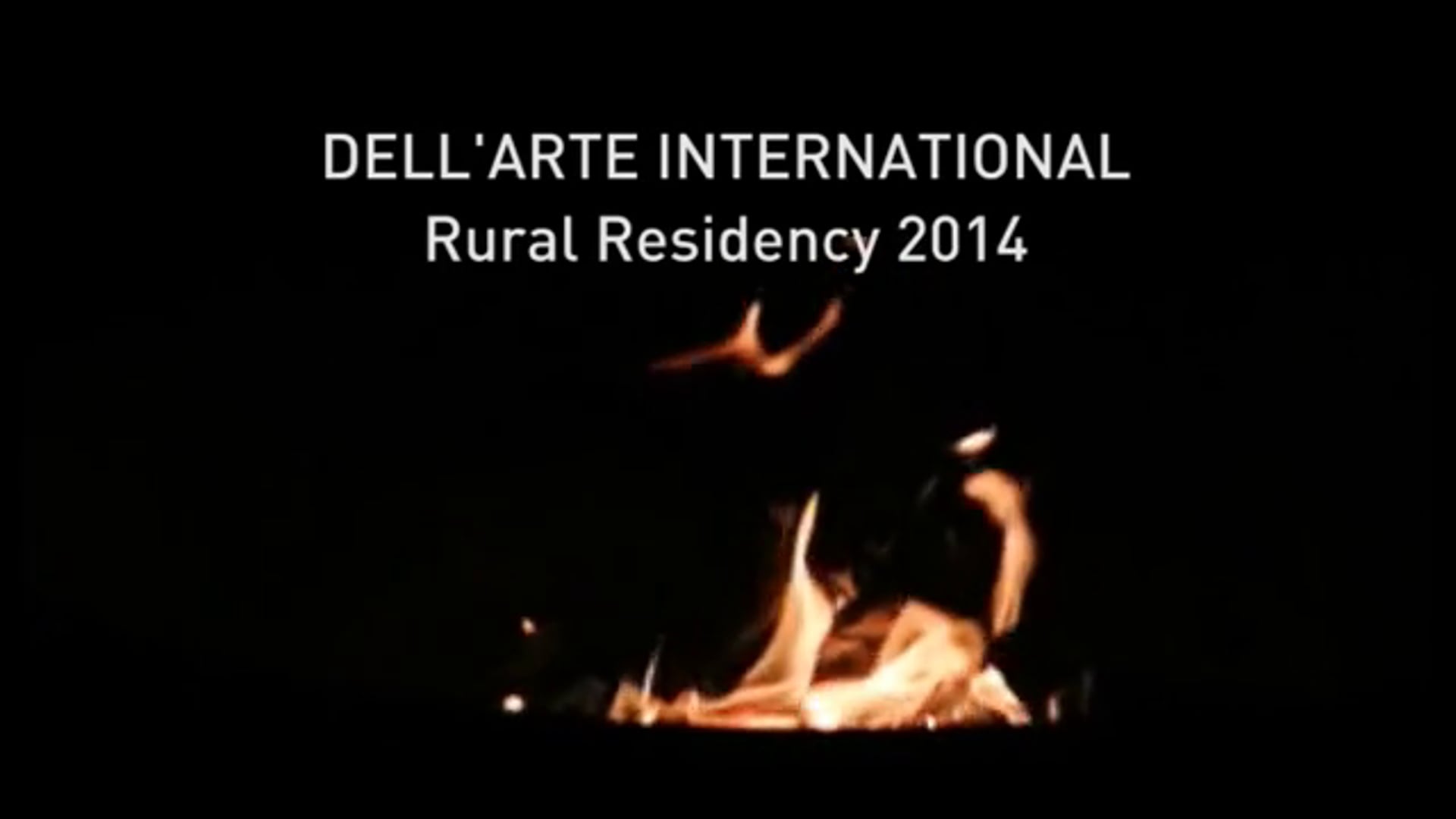 Dell Arte Rural Residency 2014 - Spring Valley